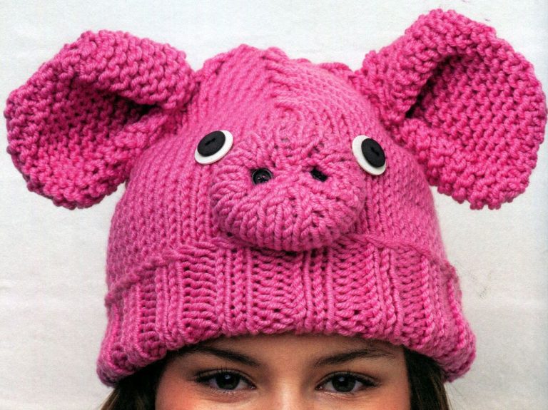 knitted animal hats