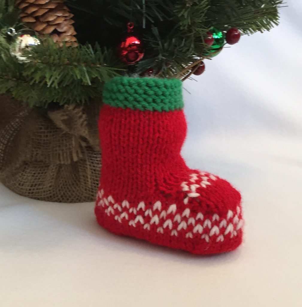 Santa's Boot - - Knit ePattern — Frugal Knitting Haus