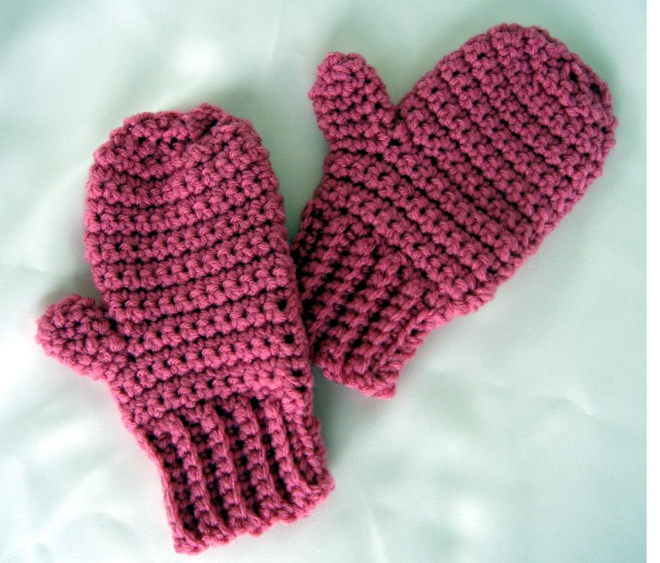 Easy Crochet Toddler Mittens Frugal Knitting Haus