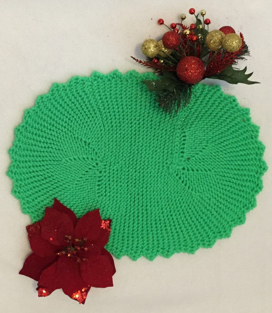 Oval Placemat Knit ePattern — Frugal Knitting Haus