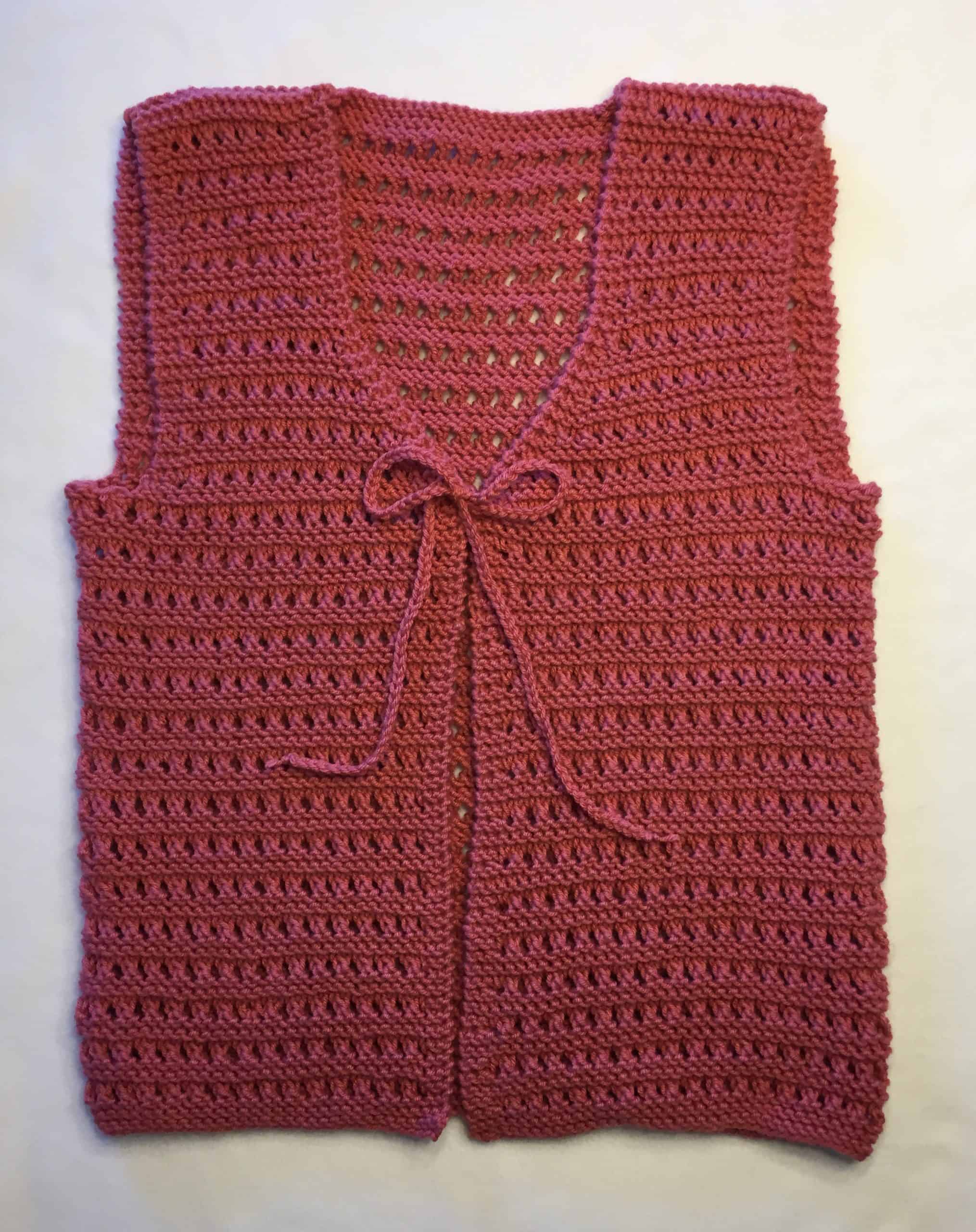 The 60's Retro Vest — Frugal Knitting Haus