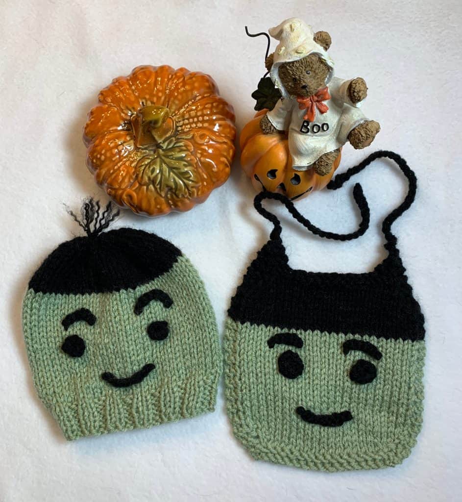 Spooky Baby Bibs and Hats — Frugal Knitting Haus