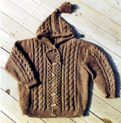 Aran Jacket - - Knit ePattern — Frugal Knitting Haus