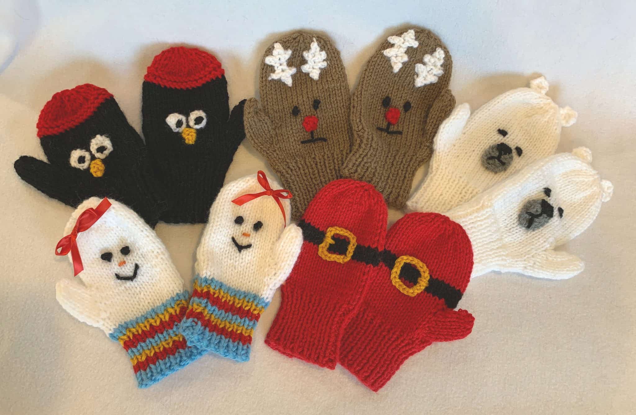 Winter “Holiday” Mittens for Kids — Frugal Knitting Haus