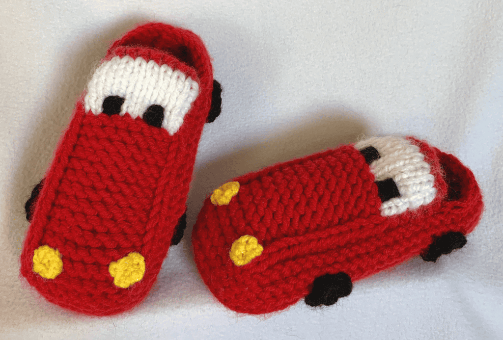 Car Slippers for Kids — Frugal Knitting Haus