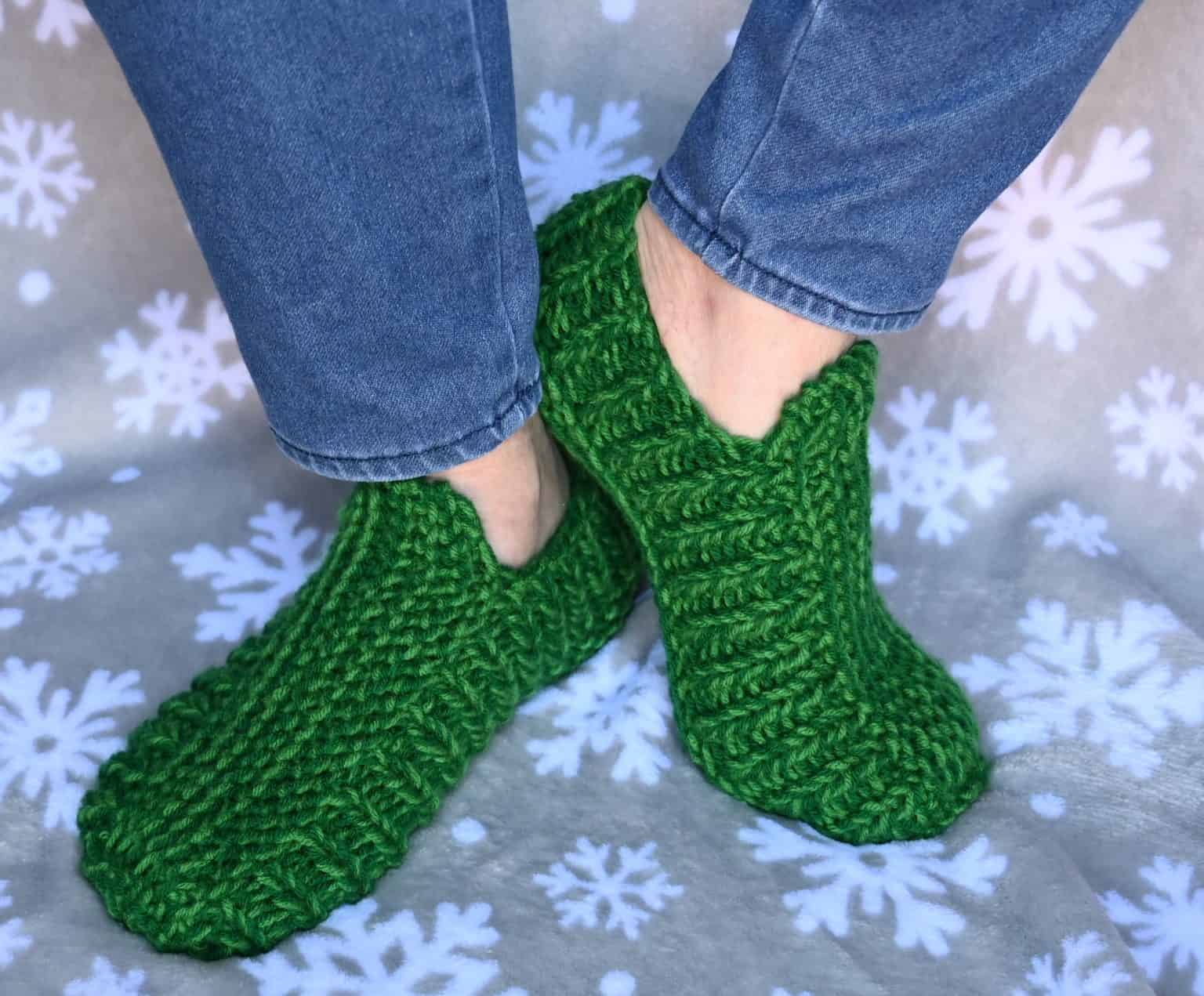 Comfy Easy Knit Mocs — Frugal Knitting Haus