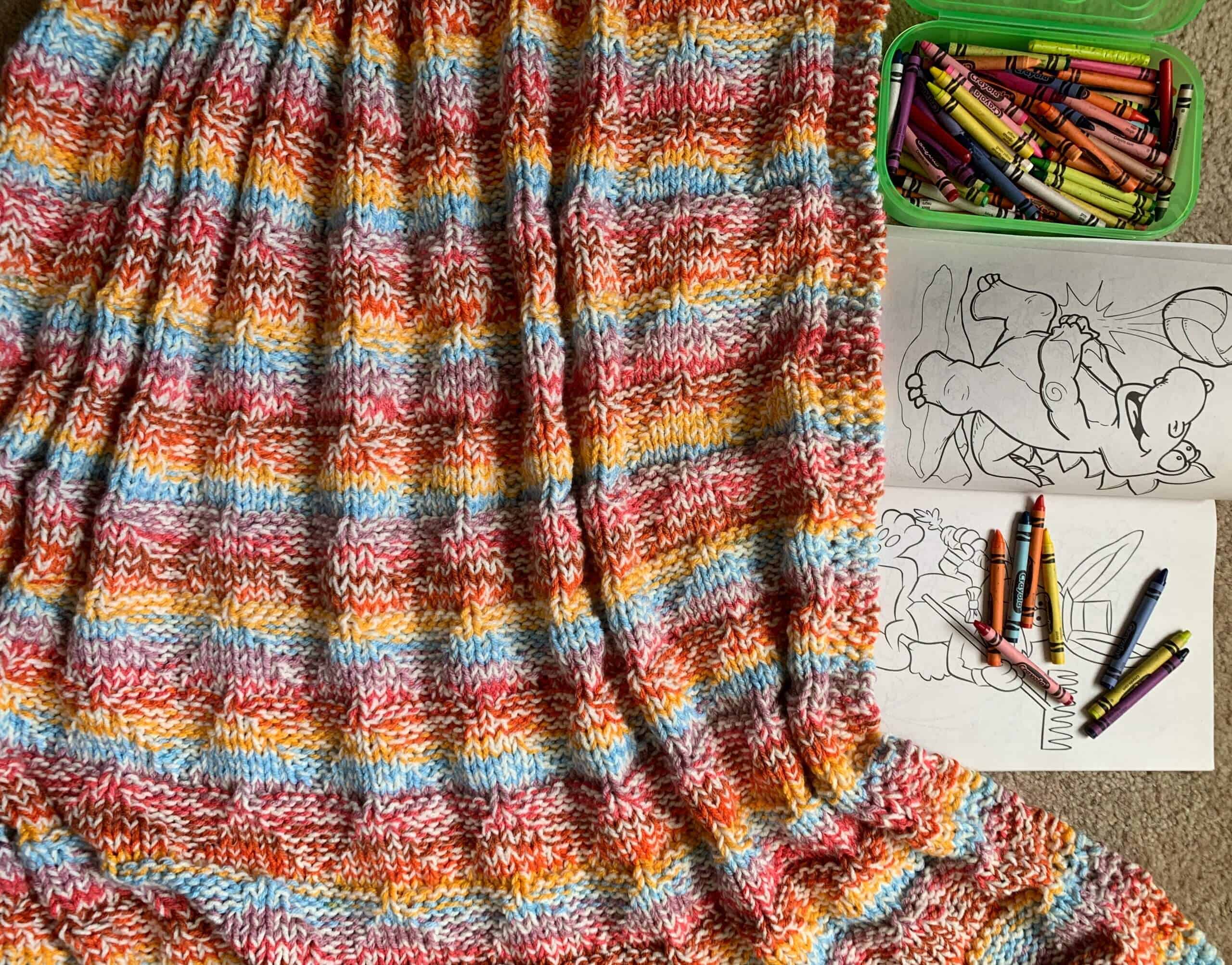 Back to School Blanket — Frugal Knitting Haus